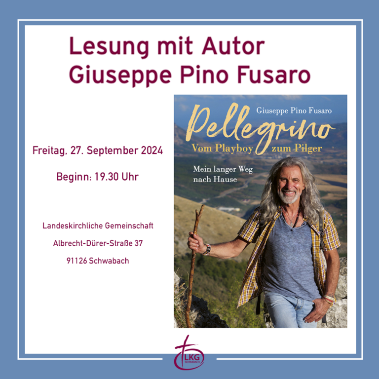 Lesung von Pino Fusaro am 27. September